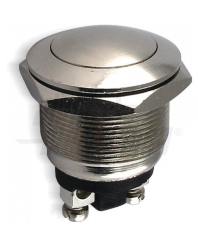 PULSANTE ANTIVANDALO 19MM CON ATTUATORE A CUPOLA