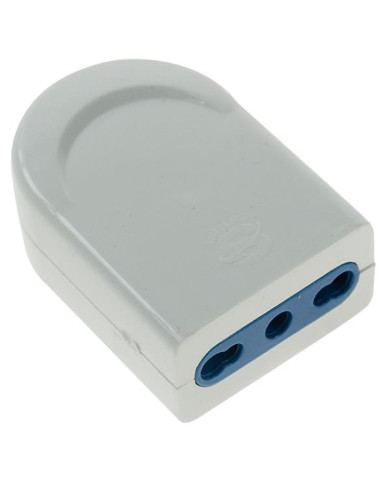 PRESA ELETTRICA 10/16A BIVALENTE BIANCA