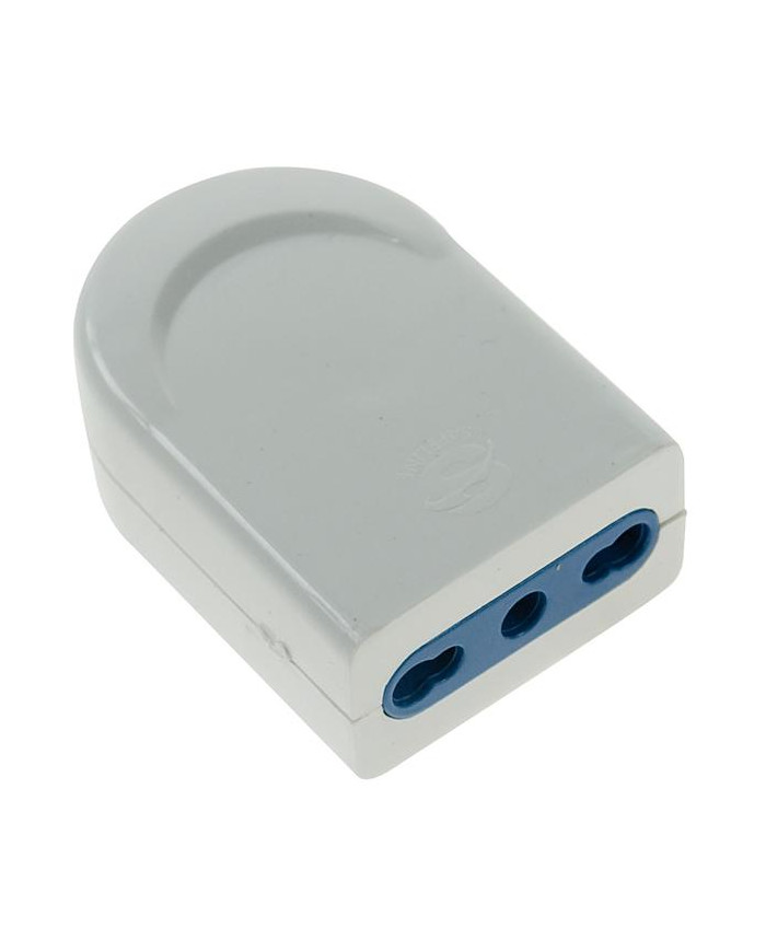 PRESA ELETTRICA 10/16A BIVALENTE BIANCA