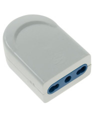 PRESA ELETTRICA 10/16A BIVALENTE BIANCA