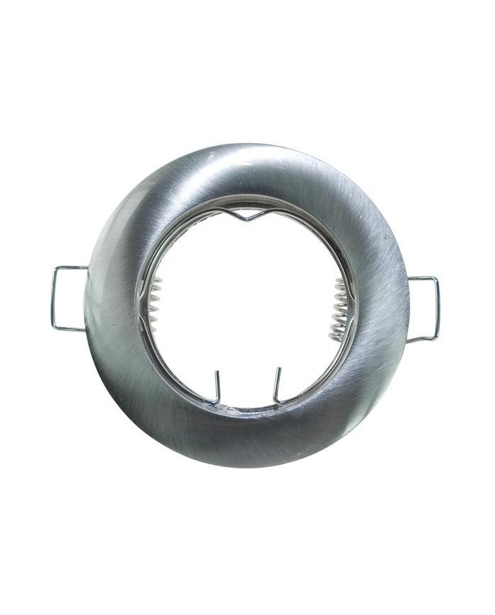 SUPPORTO ROTONDO X PAR16 E MIR16 ACCIAIO D.77MM