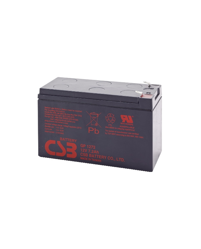 BATTERIA PIOMBO 12V 7,2AH PER UPS GP1272 CSB