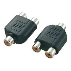 ADATTATORE PRESA  RCA -2 PR.RCA