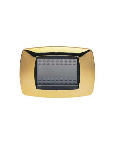 PLACCA 4 POSTI OTTONE MASTER MODO