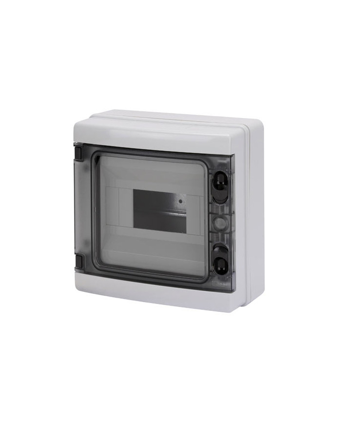 CENTRALINO CON PARETI LISCE 8 MODULI IP65