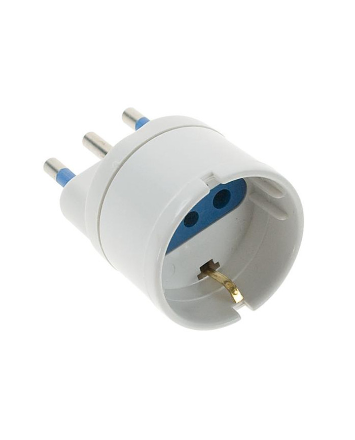 ADATTATORE SPINA 16A - PRESA SCHUKO BIANCA