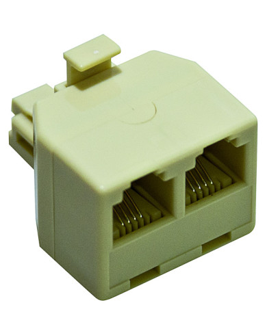 ADATTATORE MODULARE PLUG RJ11 1 SP/2 PR 6P/4C