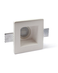 FARETTO IN GESSO PER CARTONGESSO A SCOMPARSA DA INCASSO QUADRATO 12X12 H6 CM