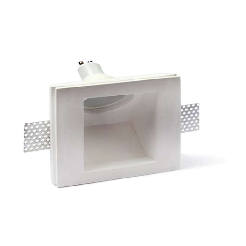 FARETTO IN GESSO DA INCASSO 45° 12X12 H6,5