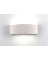 APPLIQUE IN GESSO ARROTONDATO BIEMISSIONE LUMINOSA 44,5X17 H10 GESSO ALFA MADE IN ITALY