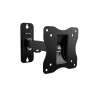 UWM-1023/2 - Supporto universale per flat-tv 10"-23" - kg 15 - 65mm spessore - 1 braccio - 2 snodi