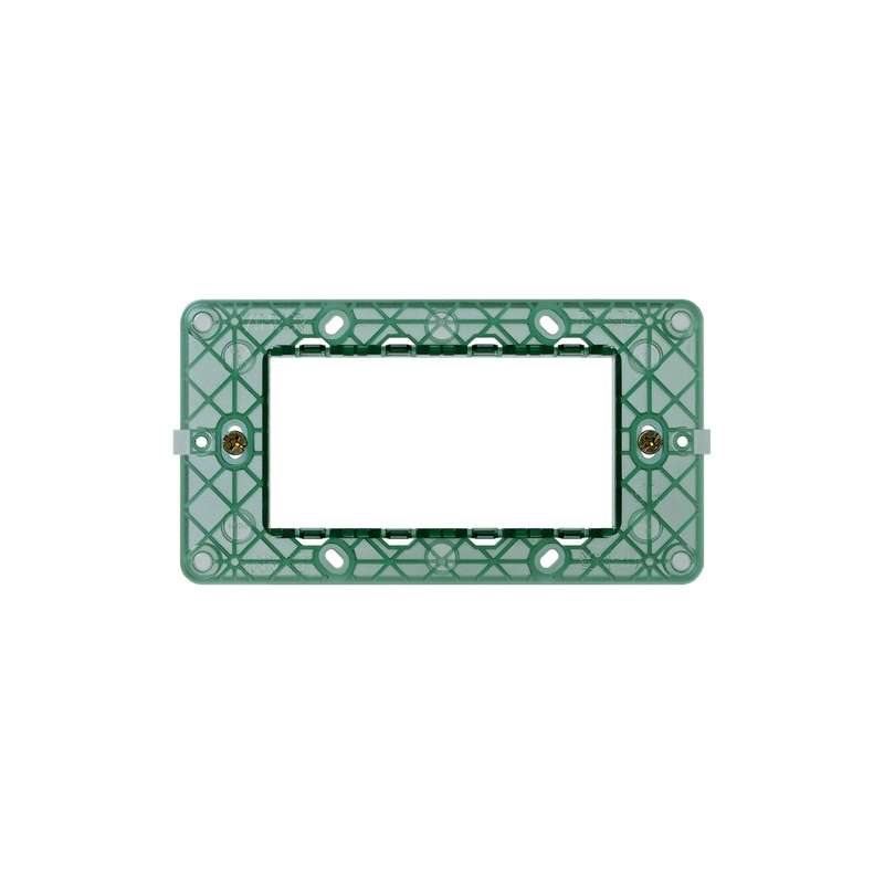 SUPPORTO 4 MODULI CON VITI VIMAR PLANA