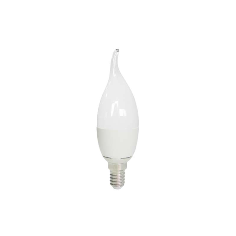 LAMPADA A LED CANDELA FIAMMA E14 220V 5,5W L.NATUR