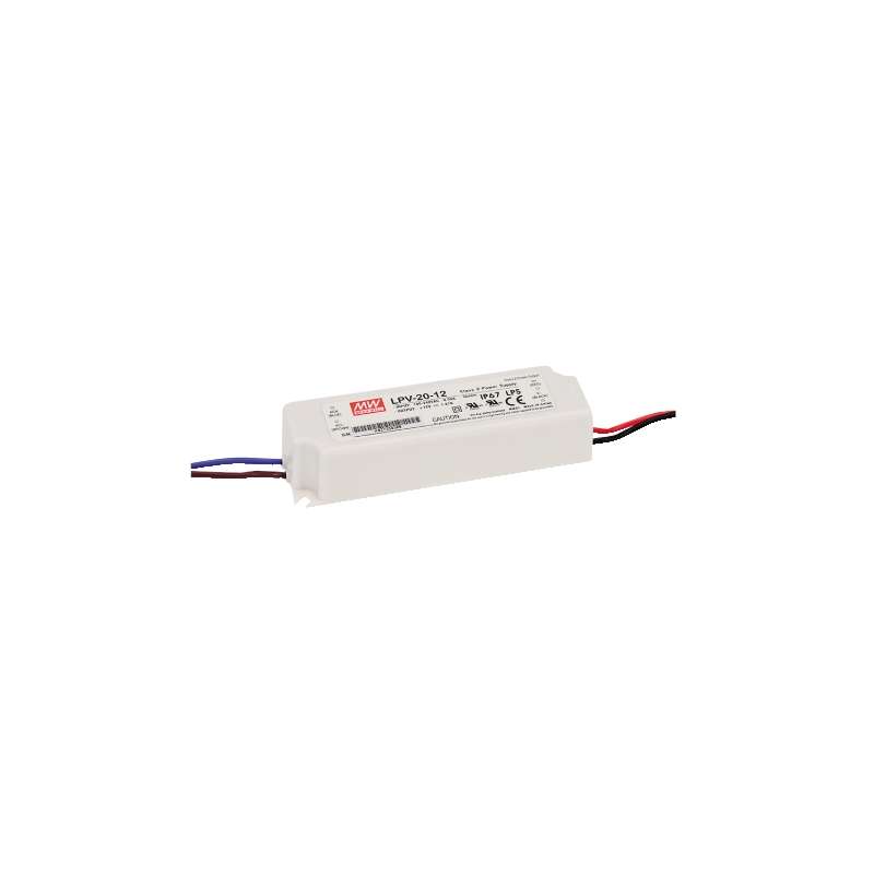 ALIMENTATORE SWITCHING 12V 1,67A 20W IP67 LPV20-12