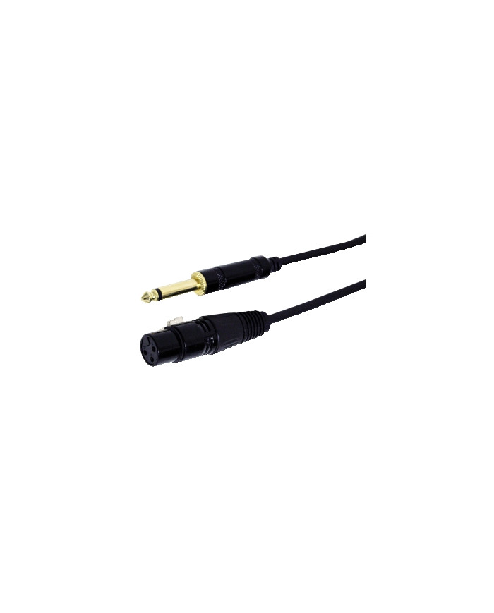 CAVO MICROFONICO SPINA 6,3MM MONO PRESA XLR 1,8 MT