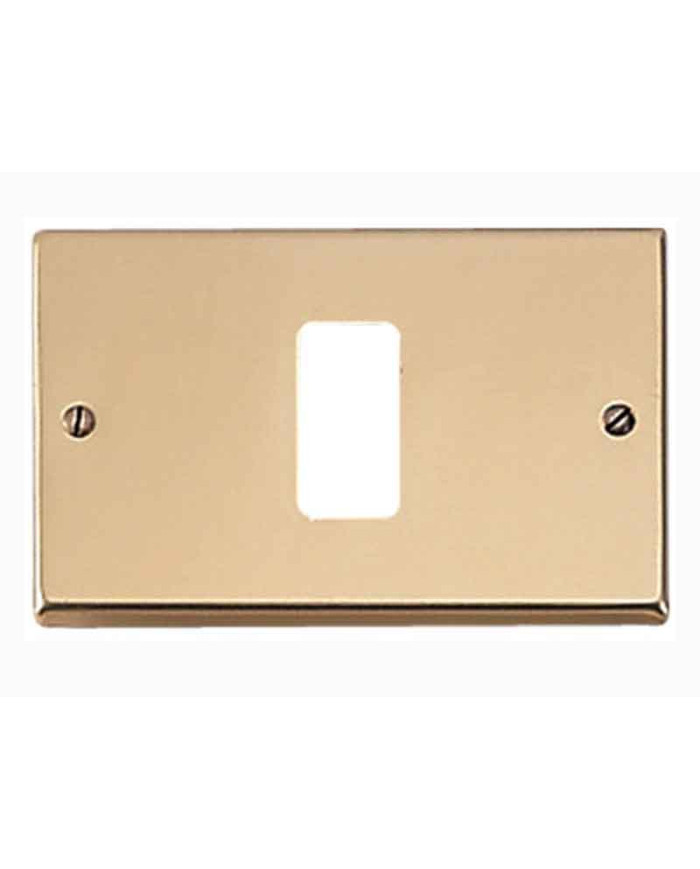 PLACCA BRONZO 1 FORO