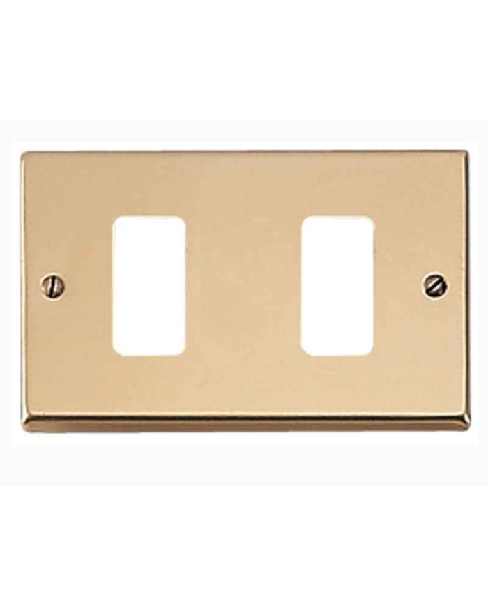 PLACCA BRONZO 2 FORI