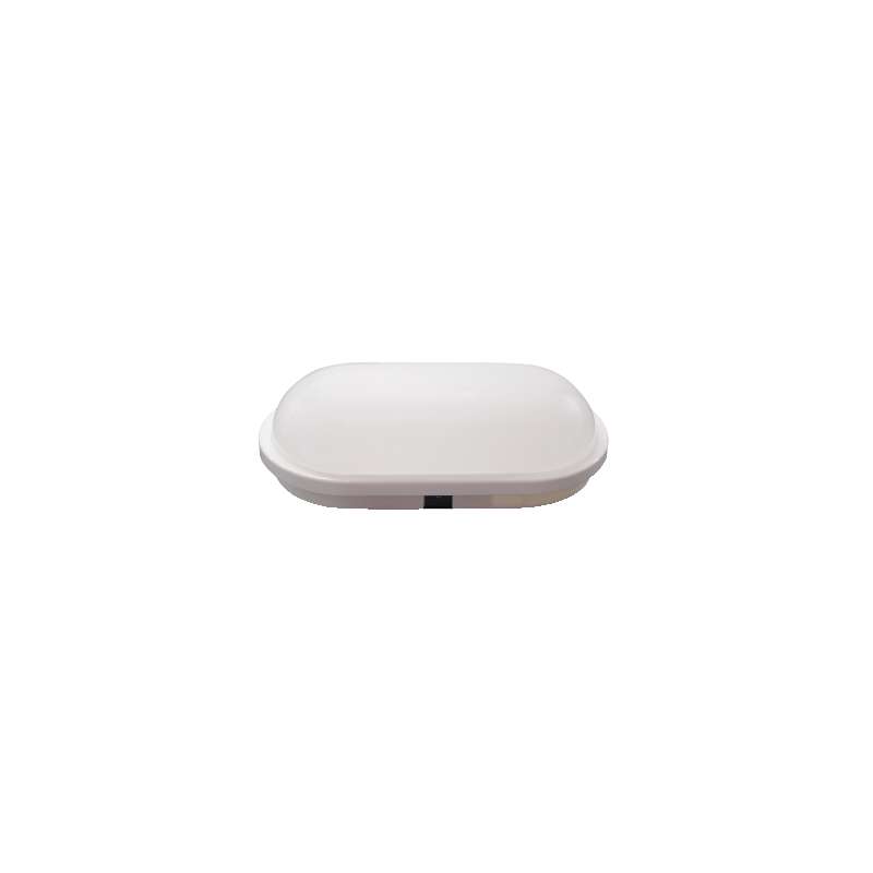 PLAFONIERA OVALE A LED DA ESTERNO IP65 15W BIANCA