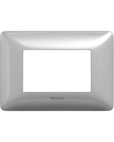 PLACCA MATIX 3 MODULI SILVER