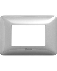 placca-matix-3-moduli-silver