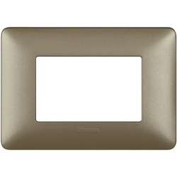 PLACCA MATIX 3 MODULI TITANIUM