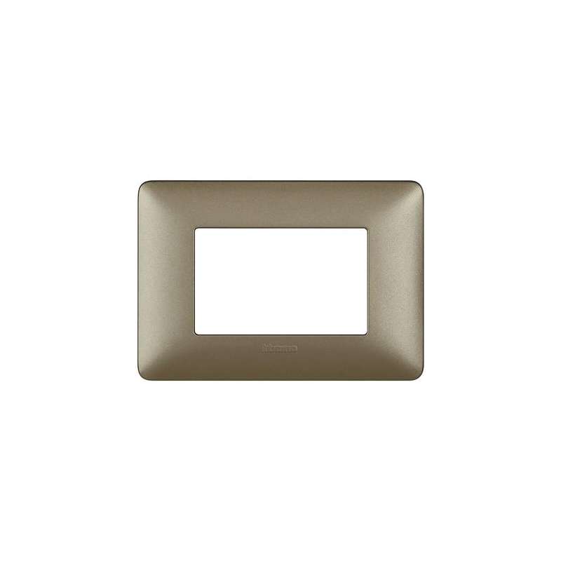 PLACCA MATIX 3 MODULI TITANIUM