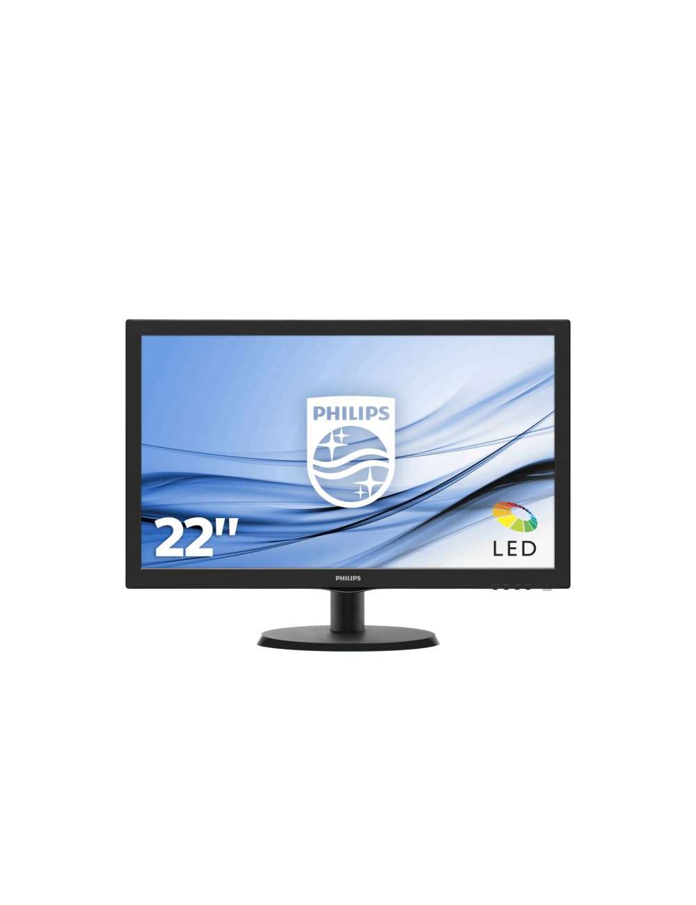MONITOR 21.5 W-LED FULL-HD NERO PHILIPS