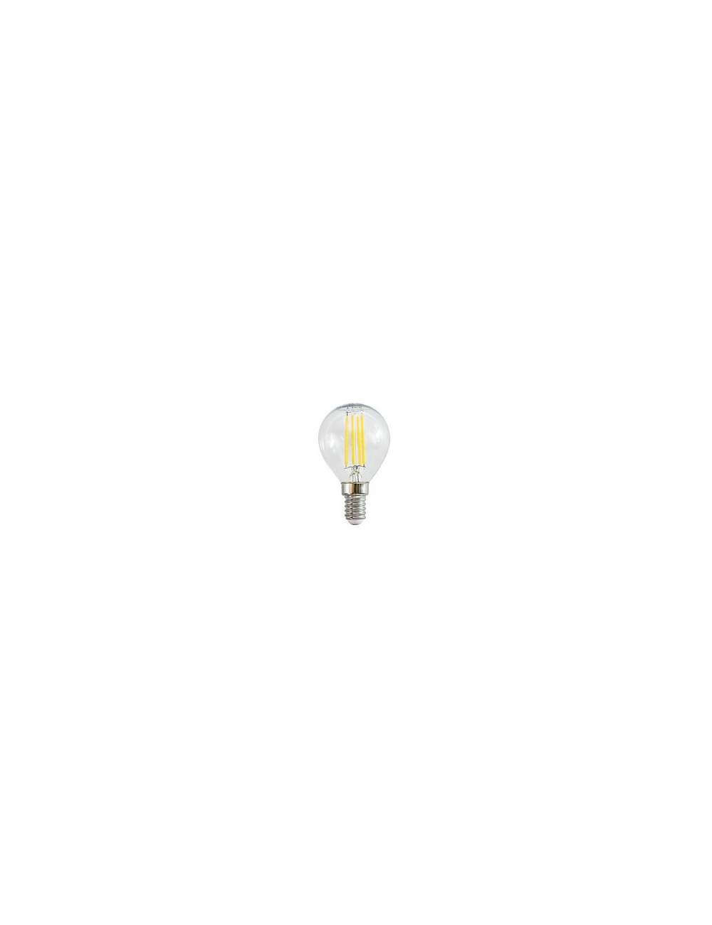 LAMPADA A LED FILAMENTO MINISFERA E14 4W LUCE CALD