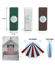 RILEVATORE DOPPIA TECNOLOGIA A TENDA X PROTEZIONE PORTE E FINESTRE