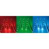 Striscia RGB 60LED/m, 5050 IP20, 12V 14,4w/m, configurazione R/G/B, PREZZO per 5m