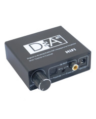 CONVERTITORE AUDIO DIGITALE / ANALOGICO CON AMPLIFICATORE PER CUFFIE