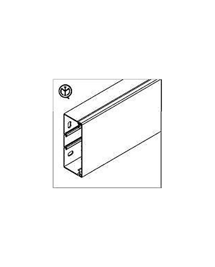 CANALINA X CAVI ELETTRICI 60X40/2 BIANCA ARNOCANAL
