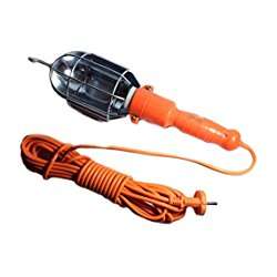 LAMPADA DA LAVORO PORTATILE E27 60W CON CAVO 10 MT