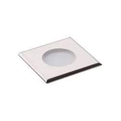 FARETTO LED DA INCASSO A PAVIMENTO 1W 12V QUADRATO