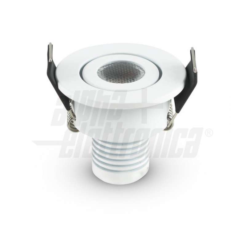 FARETTO LED DA INCASSO 2W 500MA LUCE NATURALE