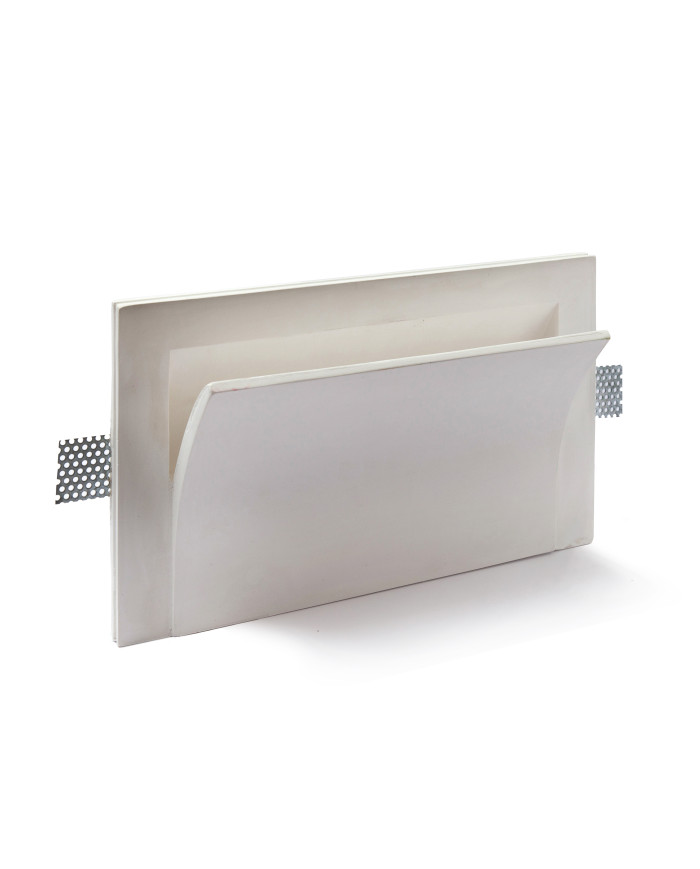 FARETTO APLLIQUE IN GESSO DA INCASSO 32.5X19X6.5