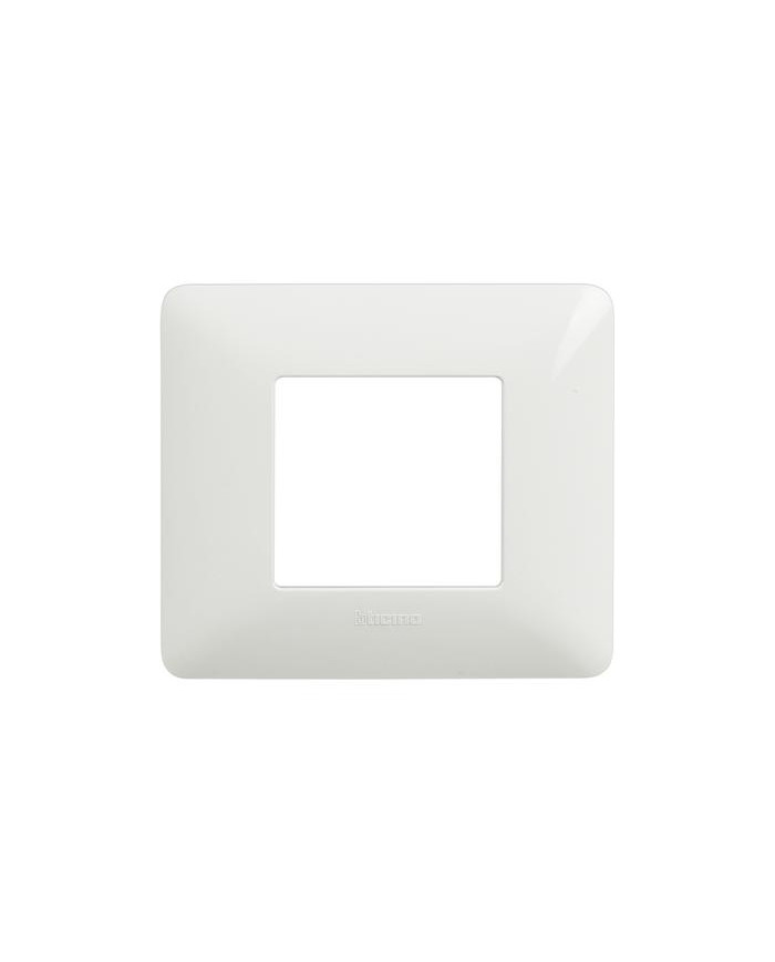 PLACCA MATIX 2 MODULI BIANCA