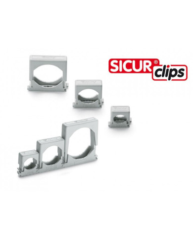 SUPPORTO A COLLARE IN ABS X TUBI D. 13-21 MM