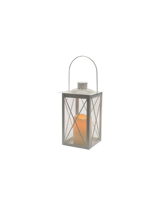 LANTERNA DECORO DA ESTERNO CANDELA 1 LED CON TIMER