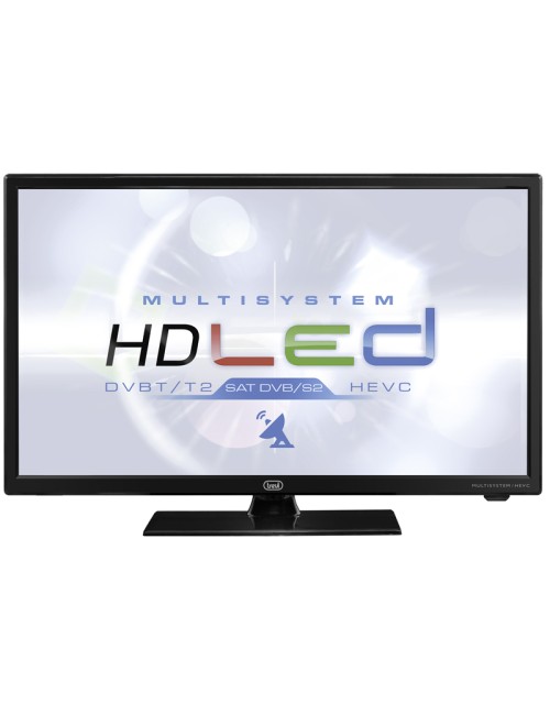 TELEVISORE 24 LED HD 12V SAT TV DVBT-T2 NERO