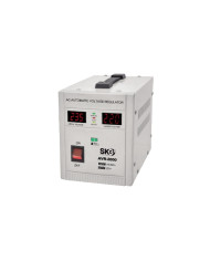 STABILIZZATORE DI TENSIONE 2000VA-1200W 140-260V CON DISPLAY DIGITALE SKB