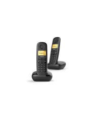 TELEFONO CORDLESS DECT GIGASET A170 DUO NERO