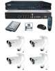 KIT NVR 720P 4CH POE 12V+HDD 1 TB+4 TELECAMERE