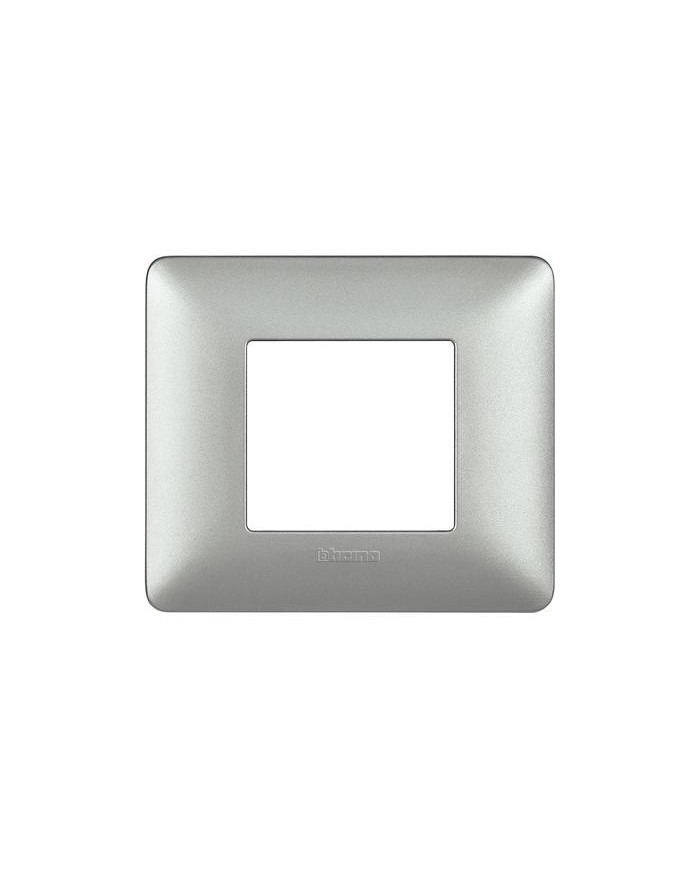 PLACCA MATIX 2 MODULI SILVER