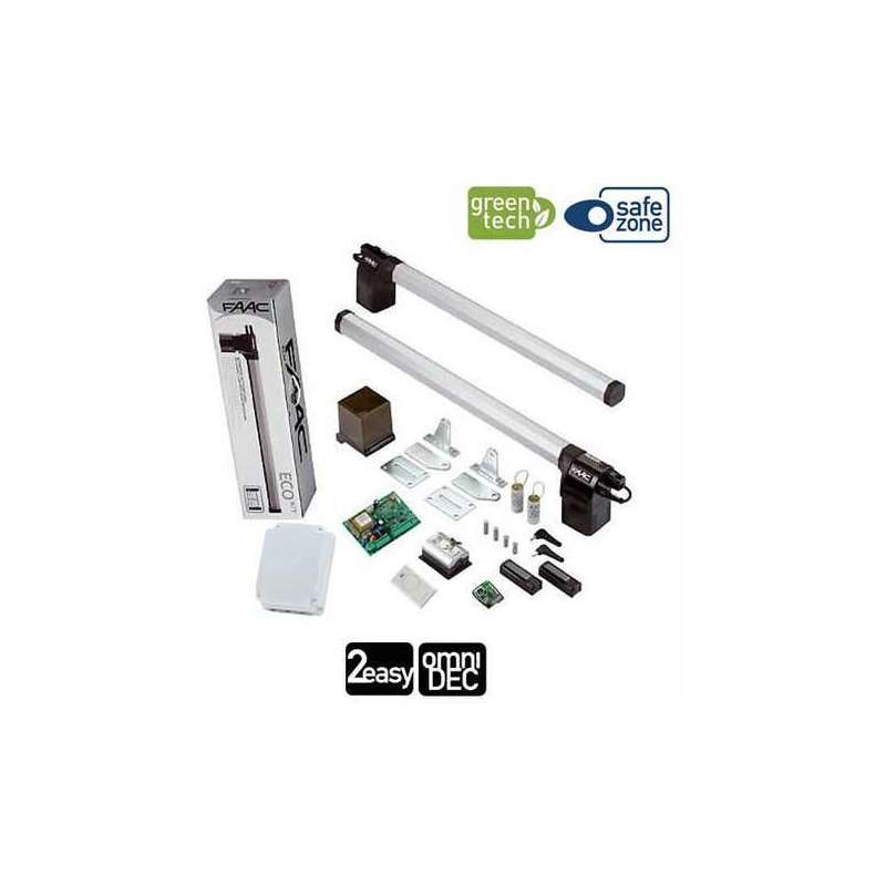 KIT PER CANCELLO A BATTENTE ECO GREEN 230V