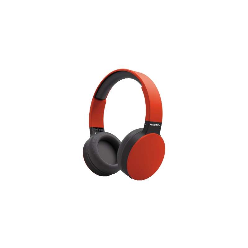 CUFFIA BLUETOOTH STEREO CON MICROFONO ROSSA