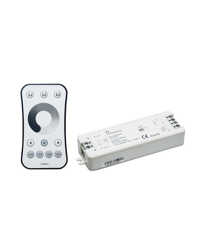KIT DIMMER RADIOCOMANDOTOUCH 1 ZONA RF 2,4GHZ CON