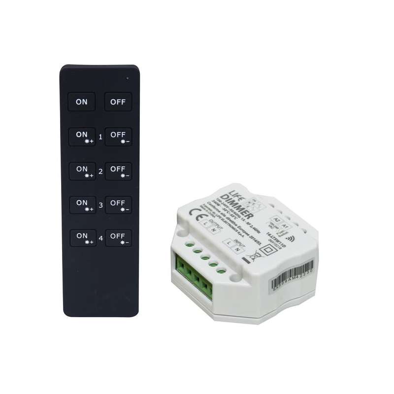 KIT DECODER RF ON/OFF DIMMER TRIAC 230V 1CH*240W