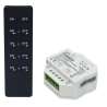 KIT Decoder RF ON/OFF Dimmer Triac 230V~ 1CH*240W, con push button + Radiocomando 4 Zone RF 2.4Ghz.