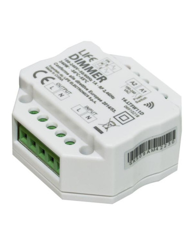 DECODER DA RF 2,4GHZ A DIMMER TRIAC 100-240V